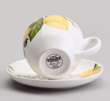 Чайный набор  "ЛЕМОН ТРИ" на 6 персон, 12 предметов (250 мл)