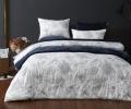 Постельное белье с одеялом "Kazanov.A." Мэгги (индиго жемчуг) Велюр/Egypt Cotton, Евро