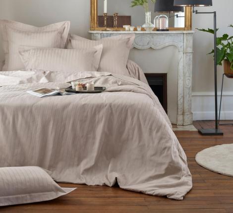 Постельное бельё "Blanc des Vosges" DIVINE CHANVRE сатин-жаккард, Евро