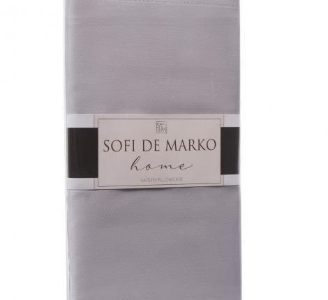 Наволочка "Sofi de Marko" Мармис (серо-лиловая) Сатин, 50х70