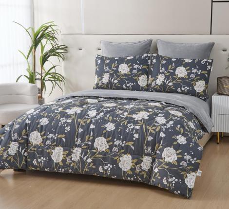 Постельное белье с одеялом "Sofi de Marko" Роберто №39 Велюр/Сатин, Евро