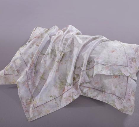 Постельное белье "Asabella" 2324-6 Мако-Сатин, Евро