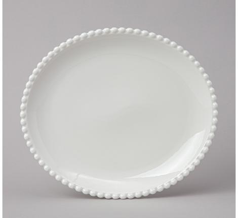 Тарелка овальная "PEARL", 28*24,5*3 см