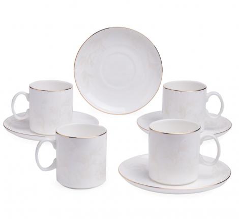 Кофейный набор "МЕДИССОН" на 4 персоны, 8 предметов (120 мл)