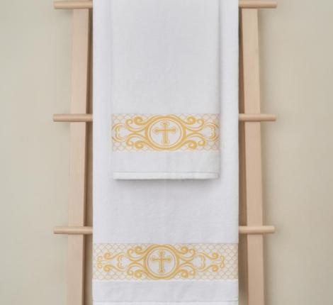 Полотенце крестильное Arya Maria 70x140, Белый