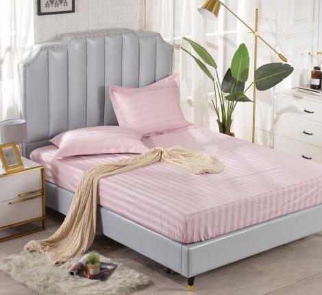 Простынь страйп-сатин на резинке (PRST-R-57), 160х200