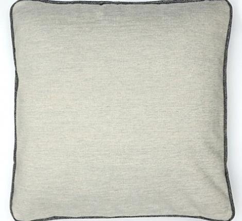 Подушка декоративная "CALID" 45х45, серо-голубой (темно-серый кант)