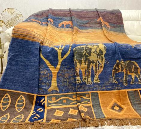 Плед хлопковый Райтекс "СЛОН", 150х200