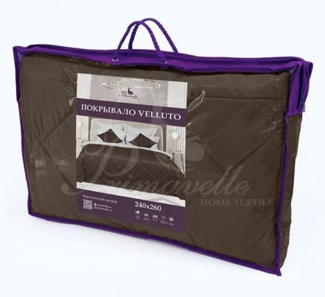 Покрывало Primavelle "VELLUTO" 240х260, Коричневый
