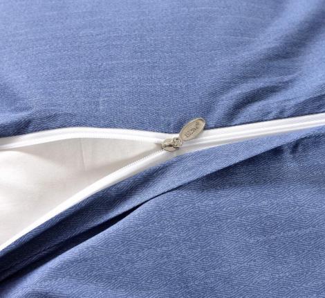 Постельное белье "Sofi de Marko" Дарьяна (голубая) Сатин, Евро