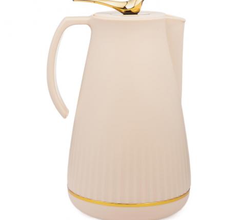 Термос со стеклянной колбой (с клапаном) "AGNESS" 734-200, 950 мл