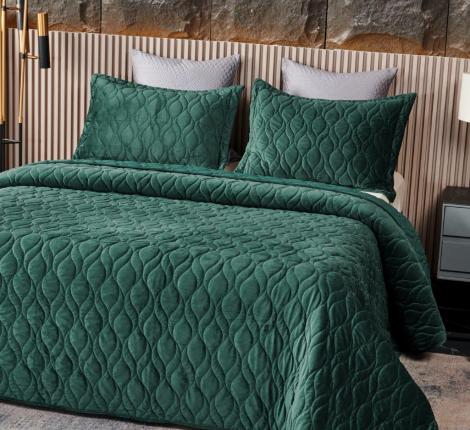 Покрывало "Sofi de Marko" Нобилис (малахит) Велюр, 240х260