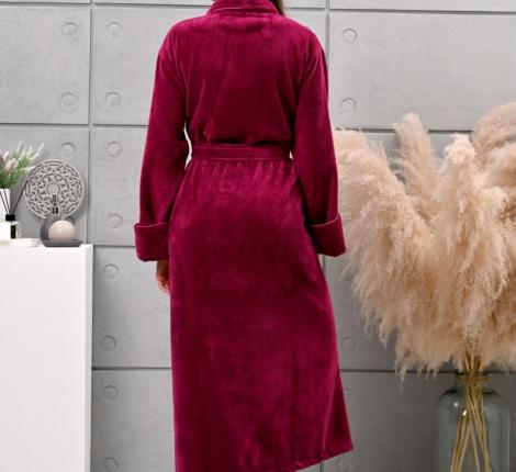 Халат женский трига шалька "AMBIELLA A-1295" фуксия, L/XL