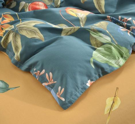 Постельное белье "Sofi de Marko" Элиан (синий) Сатин, 1,5 спальный