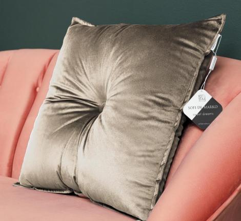 Подушка декоративная "Sofi de Marko" Вивиан (стоун), 55х55