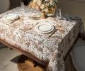 Скатерть с пропиткой SANTALINO "ROYAL GARDEN" 160х220 см, белый