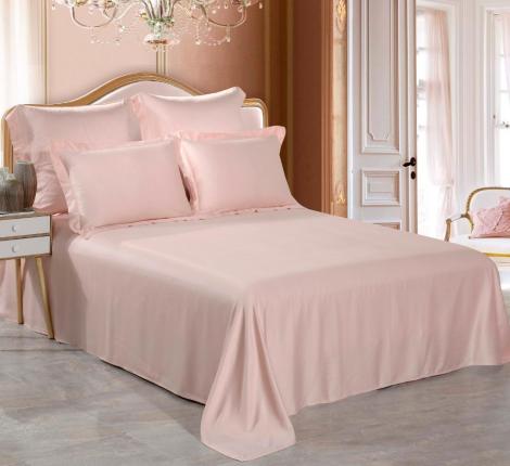 Постельное белье "Sofi de Marko" Вайлет (пудра) Тенсел, Евро