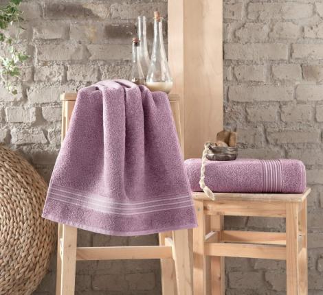 Полотенце махровое "Sofi de Marko" BLEND (грязно-розовый), 50х90