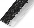 Нож кухонный "Samura BLACKSMITH" Накири 168 мм, гвоздичное масло, салфетка