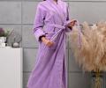 Халат женский трига шалька "AMBIELLA A-1295" лиловый, 2XL