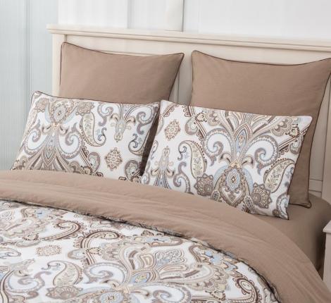 Постельное белье с одеялом "Sofi de Marko" Ришелье №53 Сатин, 1,5 спальный