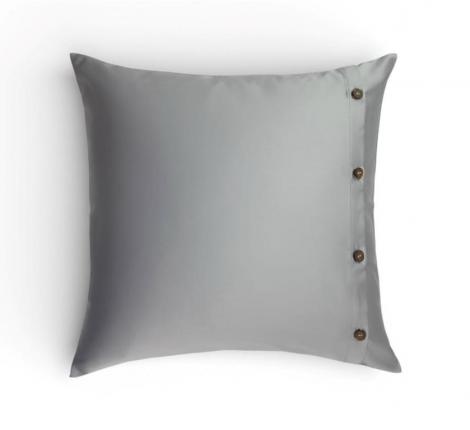 Наволочка декоративная "ASH GREY ALLURE GRASS" Мако-Сатин, 50х50-2шт.