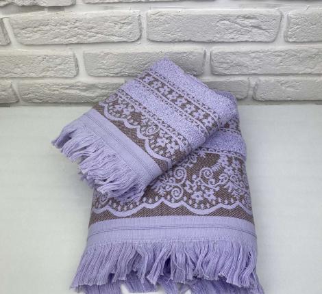 Полотенце махровое AMBIELLA "BIATRIS" 70х140, лиловый