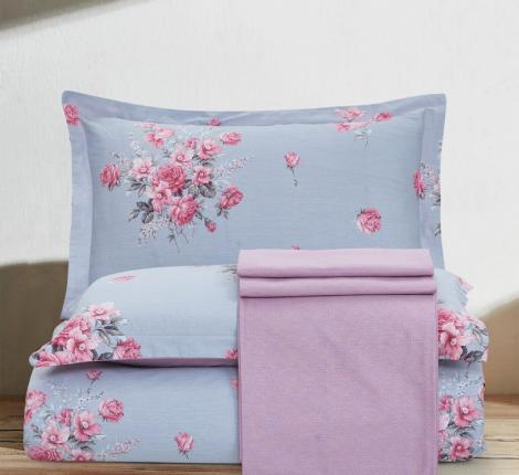 Постельное бельё "KARTEKS" Сатин печатный КВ-577, Евро