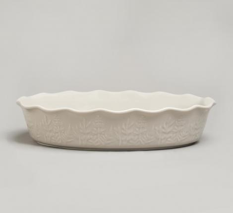 Форма овальная для запекания "AGNESS" BEIGE, 1900 мл