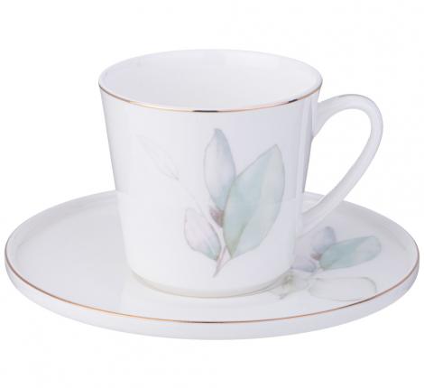 Кофейный набор "INSPIRATION" НЕЖНОСТЬ на 6 персон, 12 предметов (220 мл)