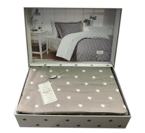 Постельное бельё "Maison D'or" STARS 1,5 спальный, бежевый