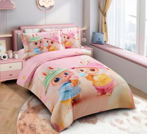 Постельное белье "Cristelle" Amante AM01-174-50 Сатин, 1,5 спальный