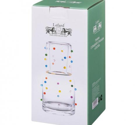 Графин с крышкой-стаканом  "COLORS" 685-143, 750/290 мл