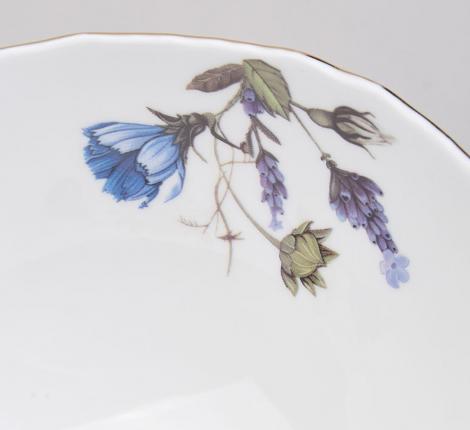 Ваза на ножке "КОБАЛЬТ" 86-2491-1, 13*11 см