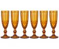 Набор бокалов для шампанского 6 штук &quot;СЕРПЕНТИНА&quot; 781-210 СЕРИЯ &quot;MUZA COLOR&quot; 150 мл