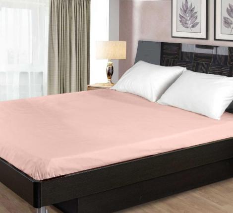 Простыня на резинке "Primavelle" Сатин 90х200, Розовый