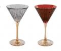 Набор бокалов для мартини 6 штук "DOMINA" хрустальное стекло, высота 18 см