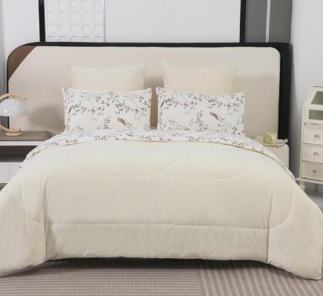 Постельное белье с одеялом "Sofi de Marko" Роберто №5 Велюр/Сатин, Семейный