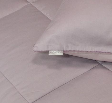Постельное белье с одеялом "Kazanov.A." Шеффилд (лаванда жемчуг пудра) Сатин, Евро