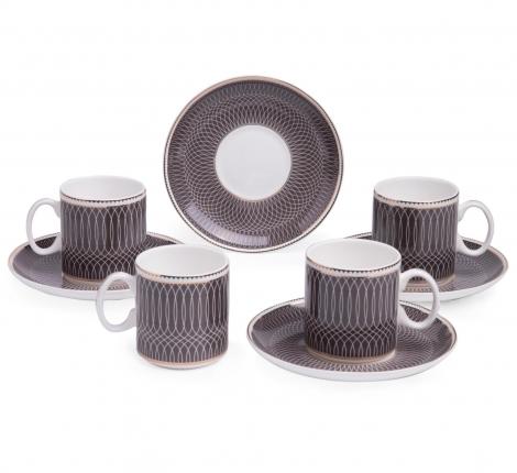 Кофейный набор "INFINITY" на 4 персоны, 8 предметов (120 мл)