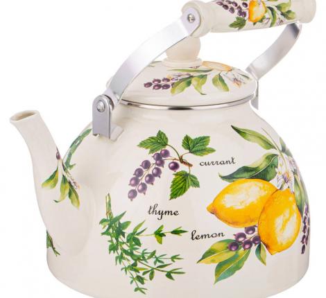 Чайник эмалированный "СЕКРЕТНЫЕ ИНГРЕДИЕНТЫ", 4,0 л