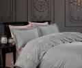Постельное бельё "DANTELA VITA" сатин с вышивкой RUYA (белый), Евро