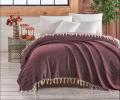 Покрывало "NAZBONC" (BORDO) бордовый, 200х220
