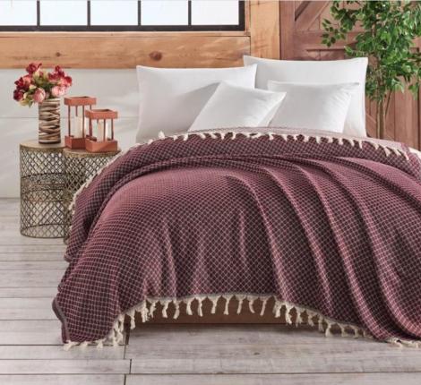 Покрывало "NAZBONC" (BORDO) бордовый, 200х220