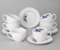 Чайный набор "ROYAL BLUE" на 6 персон, 12 предметов (270 мл)