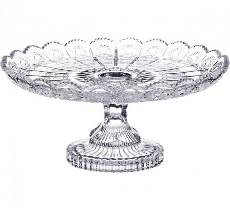 Тортовница на ножке "MUZA CRYSTAL", диаметр 30 см