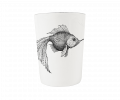 Стаканчик для зубных щеток Rory Dobner "SMOKEY FISH", фарфор
