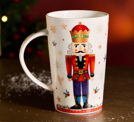 Набор подарочный "ЩЕЛКУНЧИК" 580-098, (кружка 385 мл с ёлочной игрушкой)