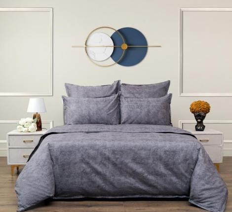 Постельное белье "Sofi de Marko" Стефани (антрацит) Сатин, 1,5 спальный