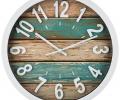 Часы настенные кварцевые "WOOD", диаметр 35 см
